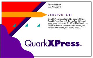 Quark Xpress v3