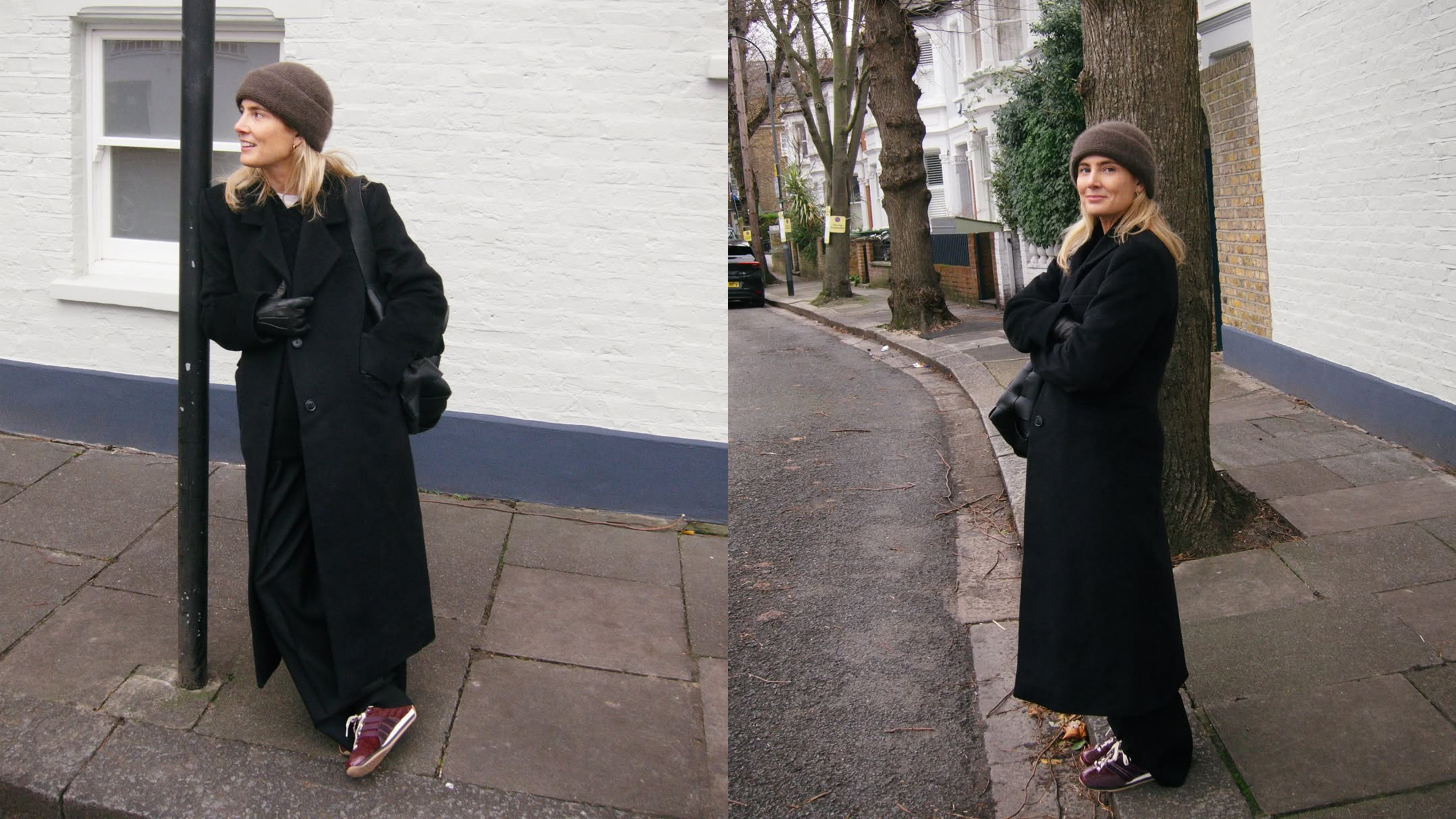 Lucy Williams wearing Adidas in London.