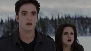 Edward Cullen and Bella Swan shocked in Twilight Saga: Breaking Dawn Part 2