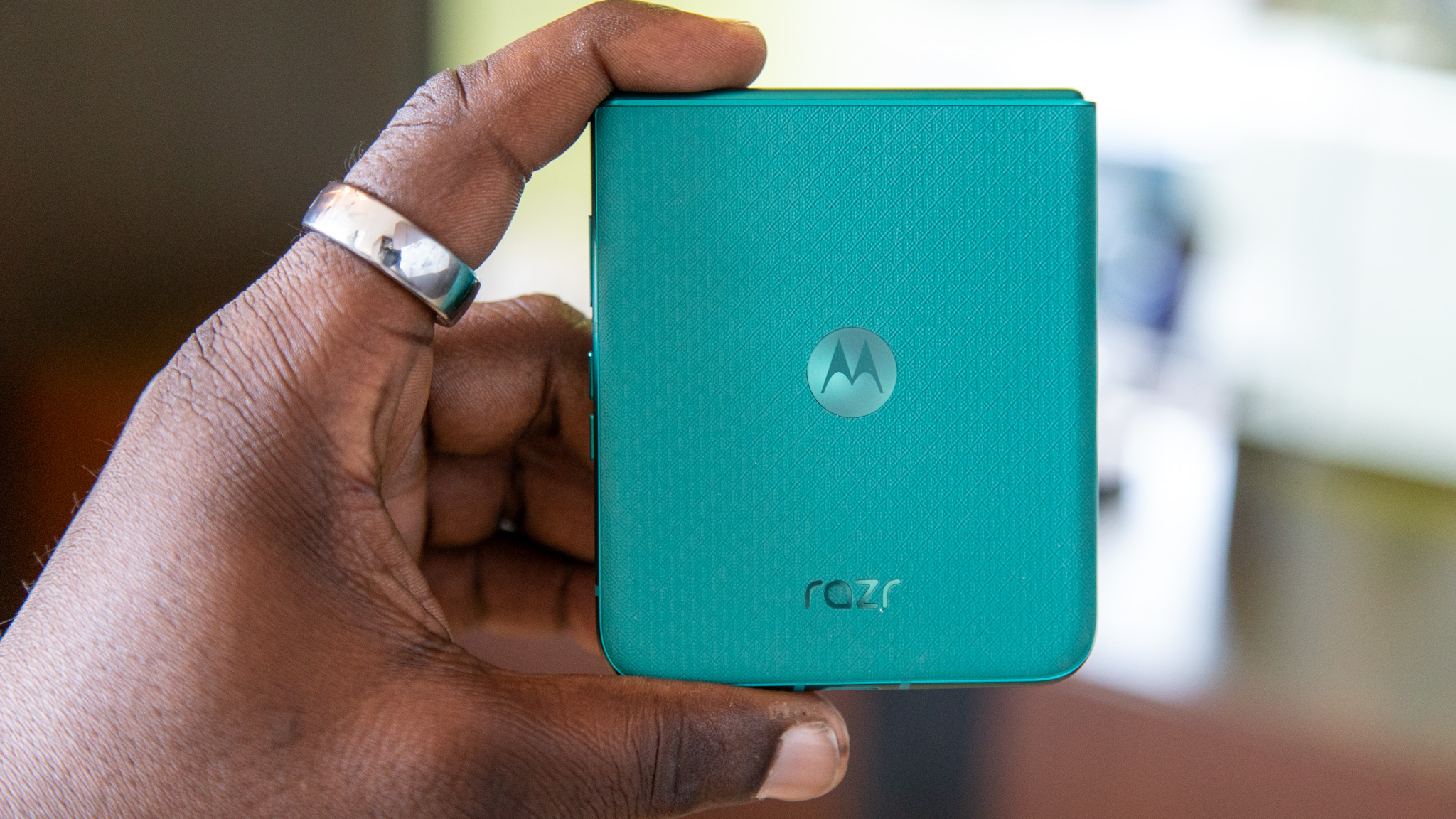 Holding the Motorola Razr 2026