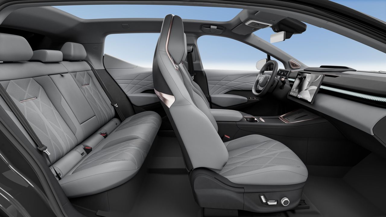 The interior of the Zeekr X