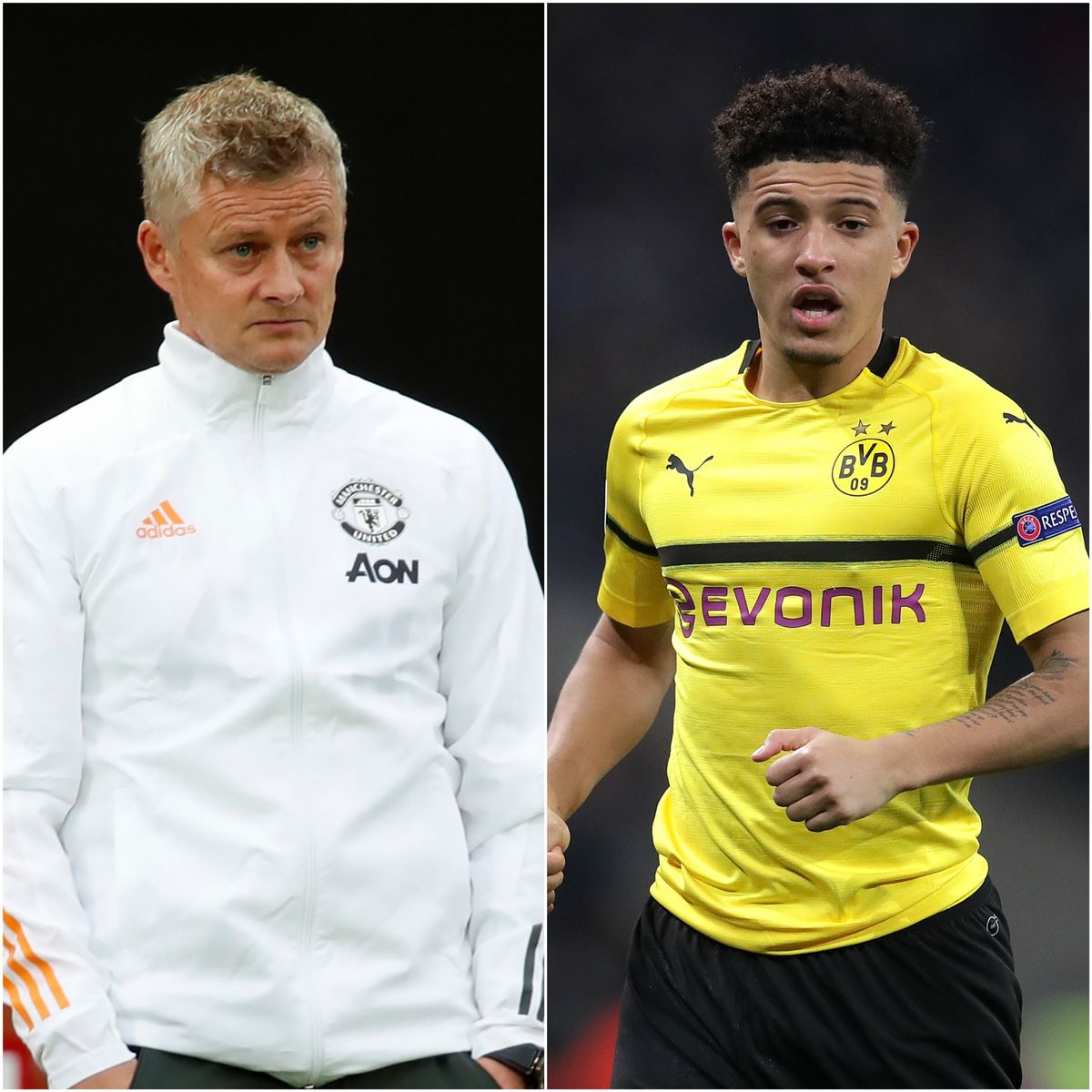 Ole Gunnar Solskjaer kept schtum on Jadon Sancho