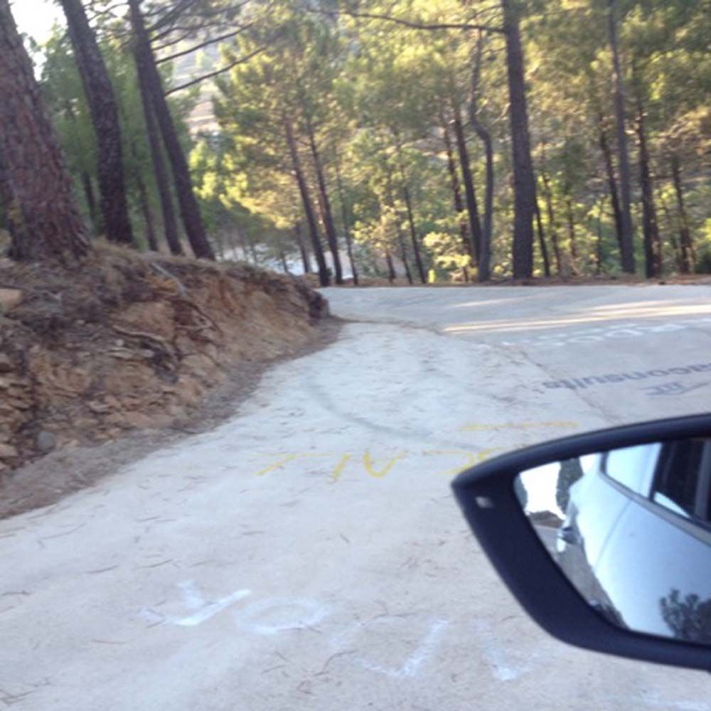 The concrete surface is often rough making it difficult to ride out of the saddle