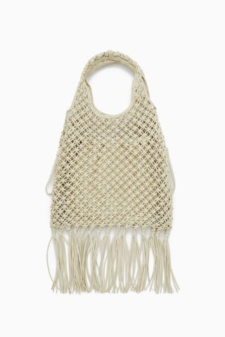 Mini MacramÉ Shopper - Leather