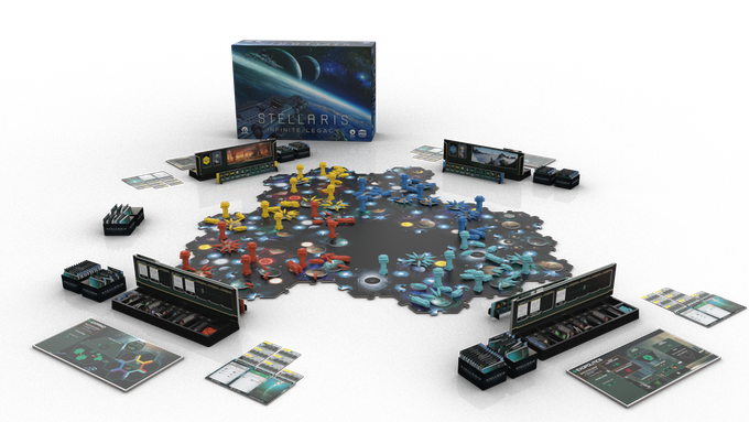 AN image of the Stellaris board game Stellaris Infinite Legacy