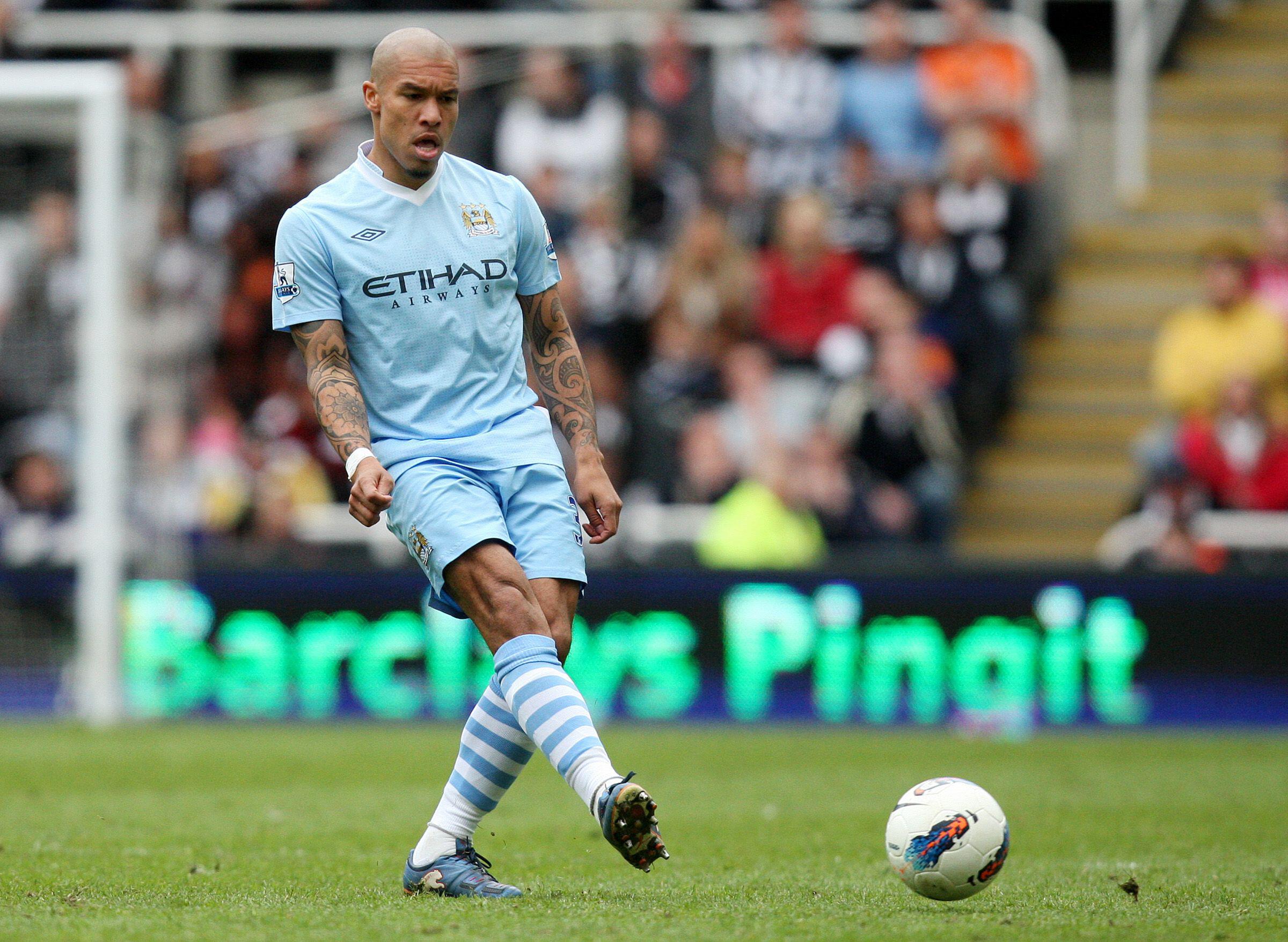 Nigel de Jong playing for Manchester City, 2012