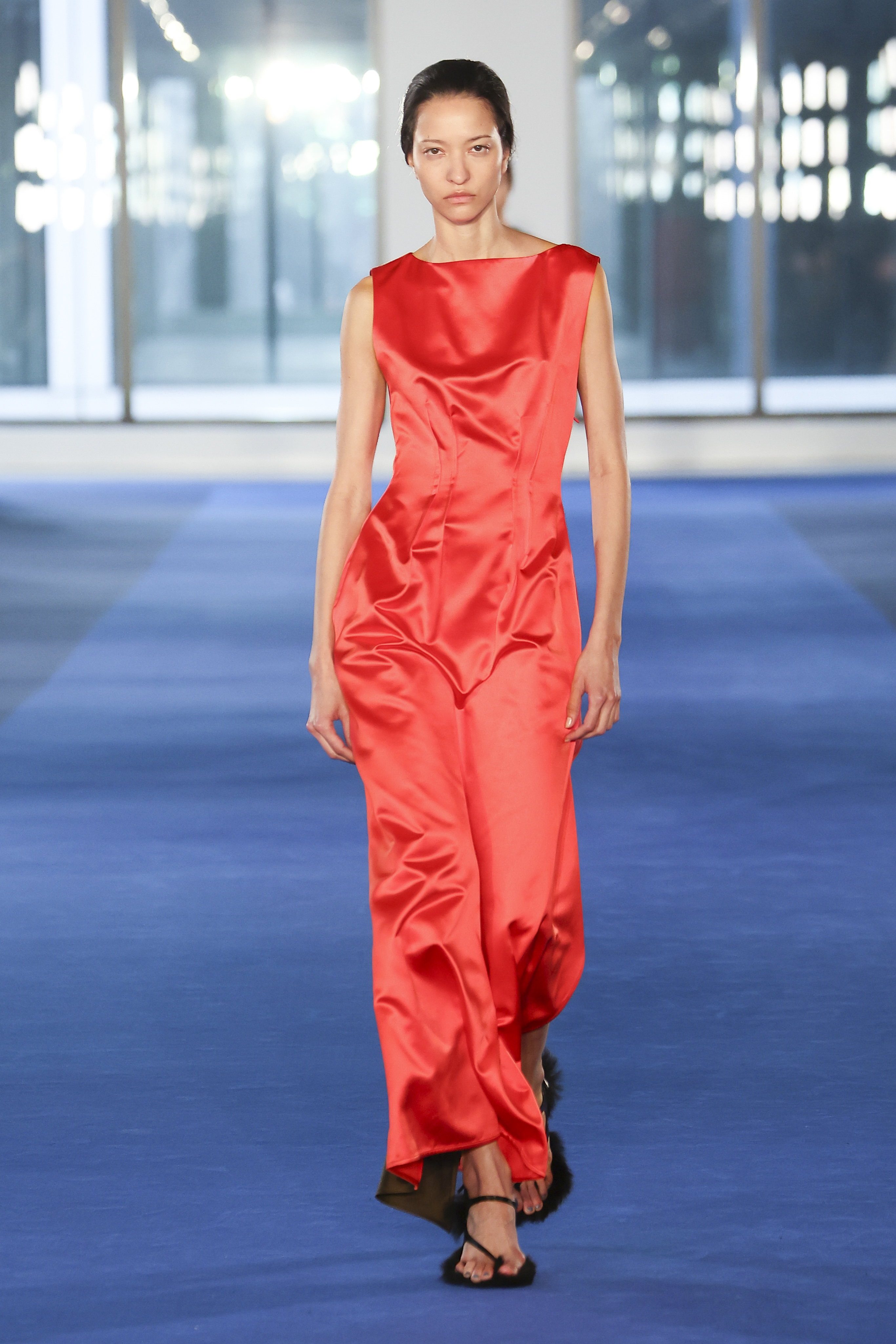 Proenza Schouler fall 2026 runway model.