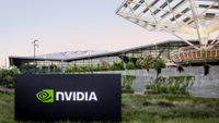 Nvidia headquarters sign