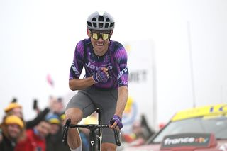COURCHEVEL - COL DE LA LOZE, FRANCE - JULY 24: Ben O'Connor of Australia and Team Jayco AlUla celebrates at finish line as stage winner during the 112th Tour de France 2025, Stage 18 a 171.5km stage from Vif to Courchevel - Col de la Loze 2298m / #UCIWT / on July 24, 2025 in Courchevel - Col de la Loze, France. (Photo by Dario Belingheri/Getty Images)