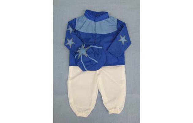 Baby jockey silks