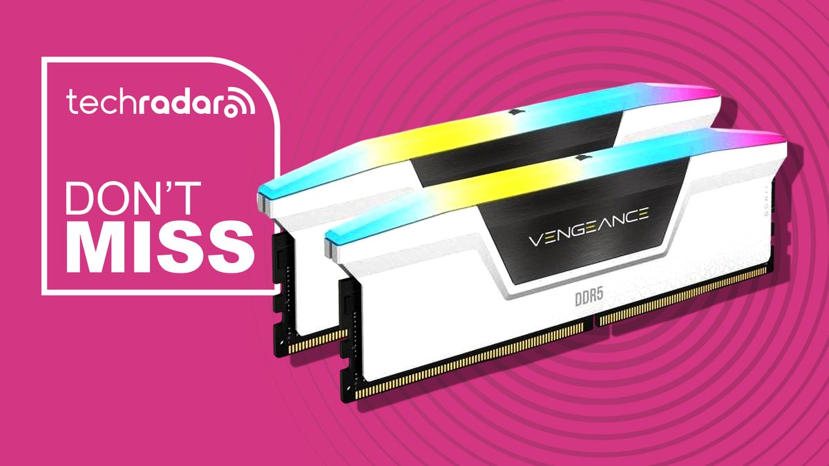 This white 32GB Corsair Vengeance RGB DDR5-6000 RAM kit gets a welcome discount using a special coupon at Newegg