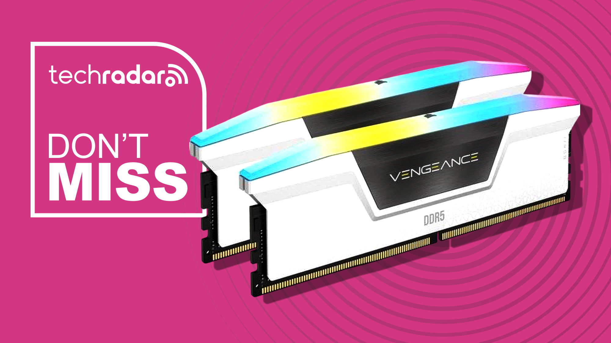 32GB Corsair Vengeance RGB DDR5 RAM