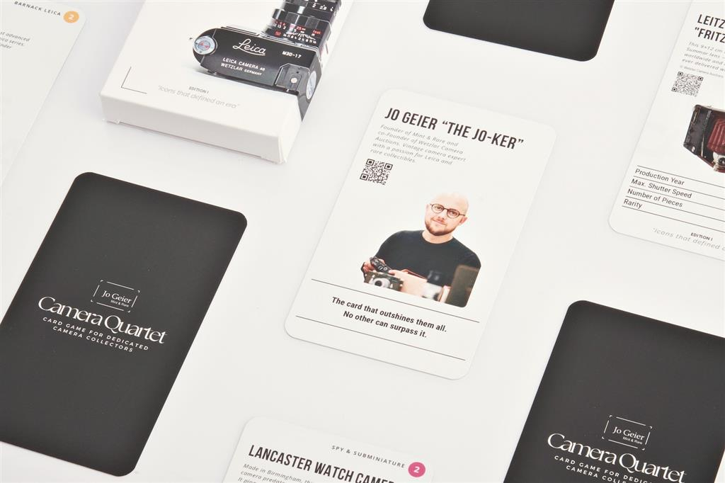 Jo Geier Mint &amp;amp; Rare card game Camera Quartet