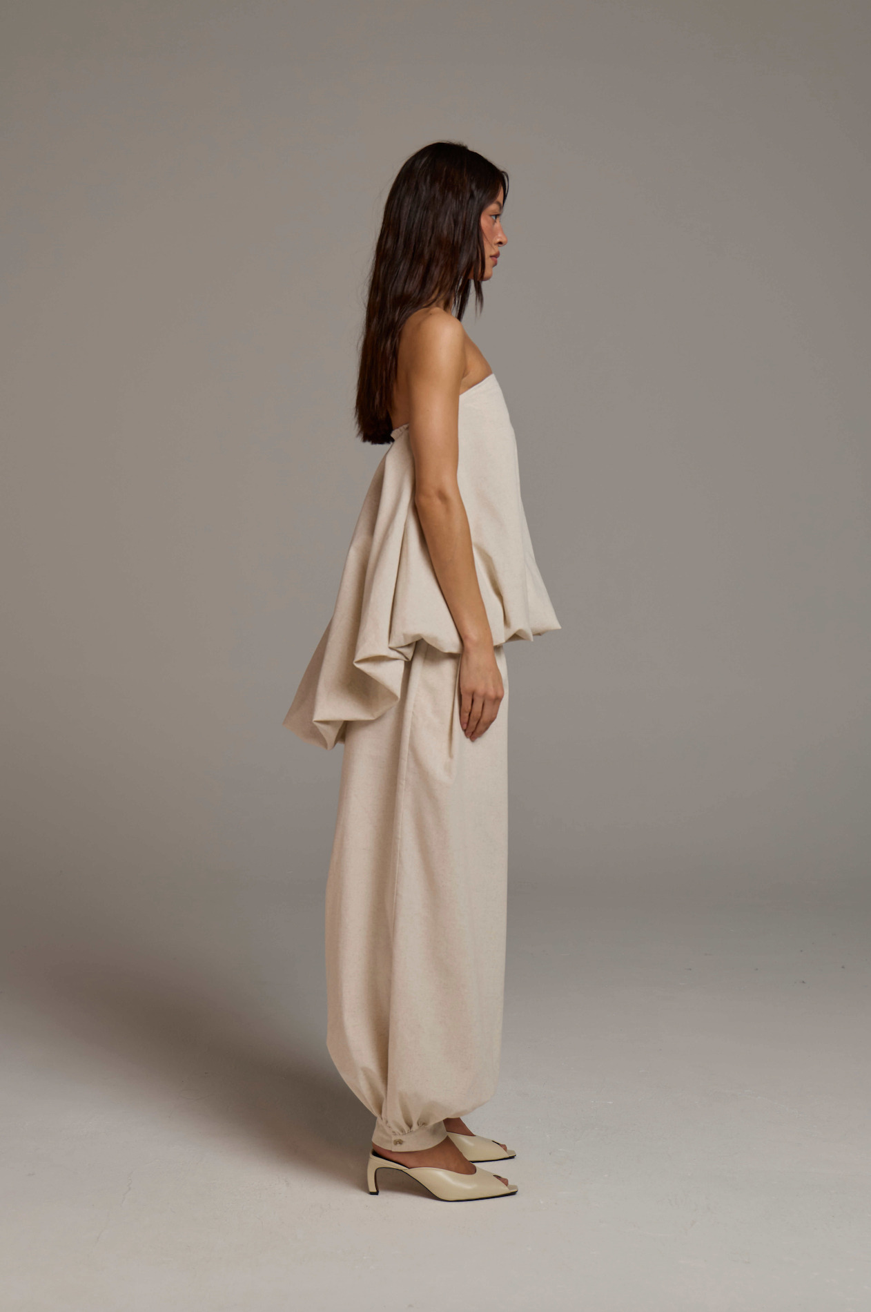 Linen Balloon Trouser