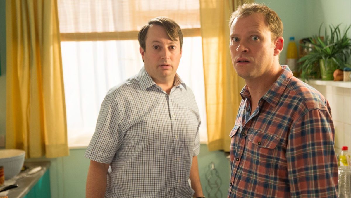 David Mitchell and Robert Webb in Peep Show