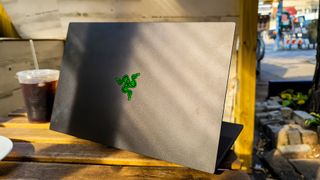 Razer Blade 15 back of laptop with Razer logo