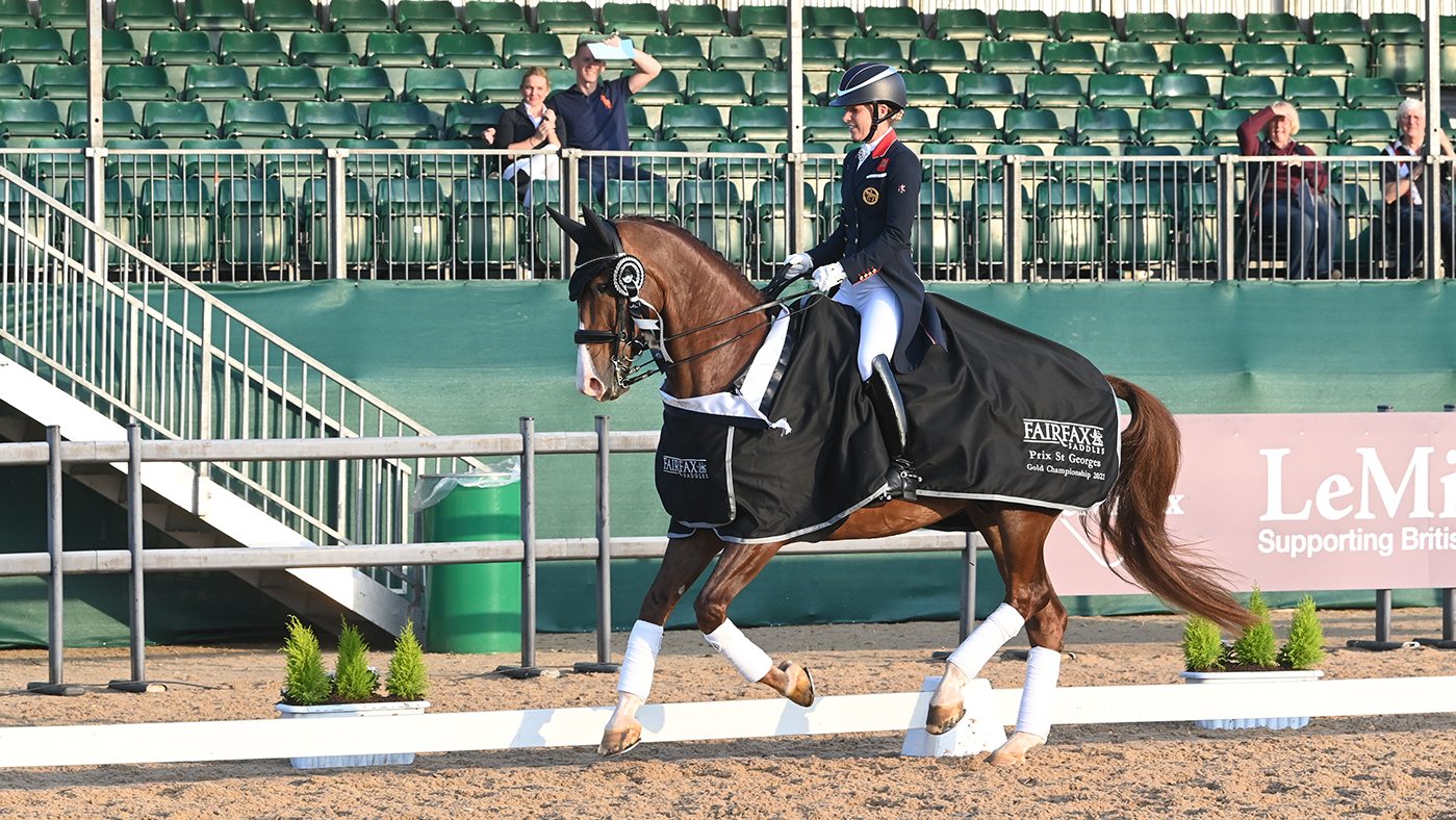 National dressage championships Charlotte Dujardin and Imhotep