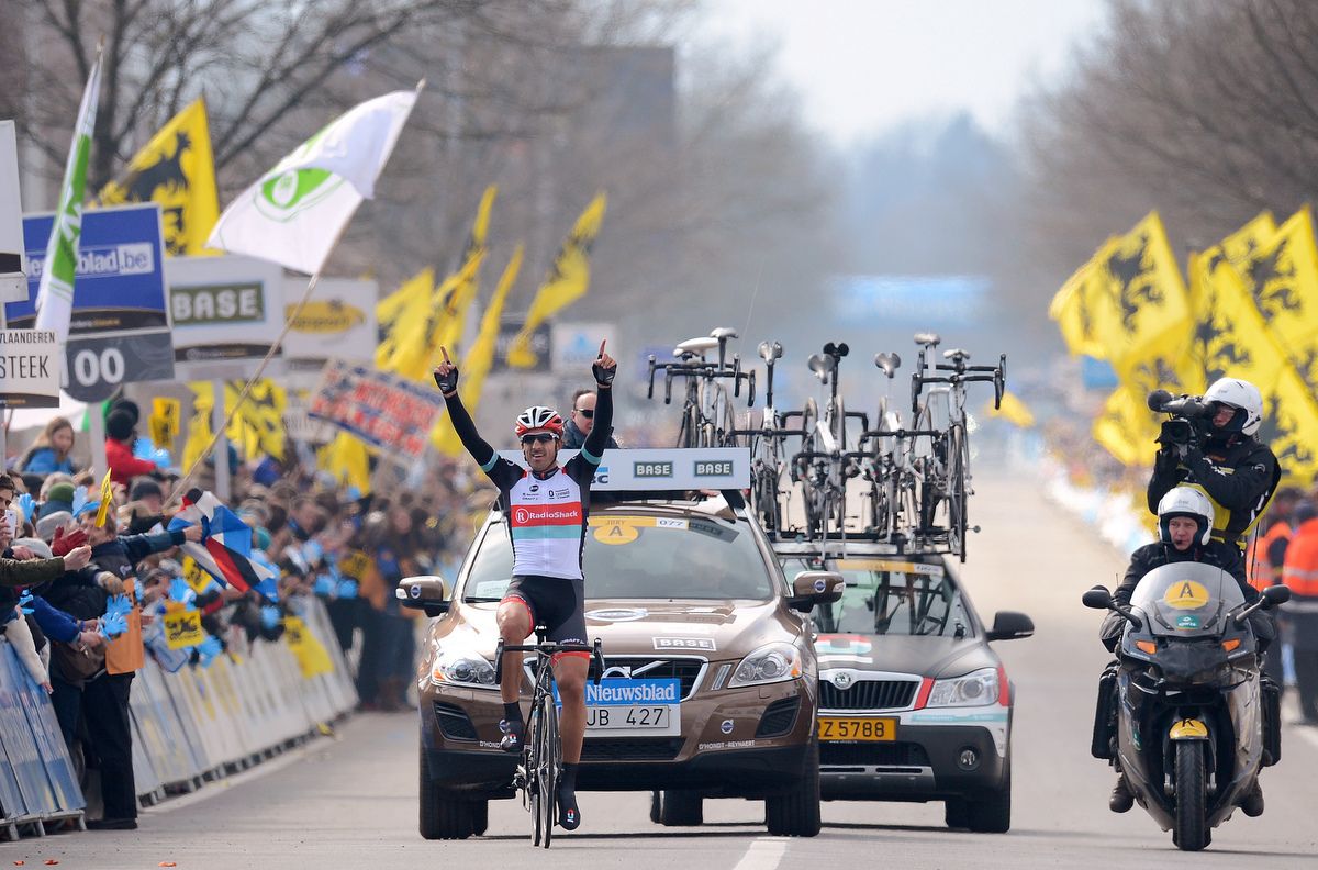 A solo win for Fabian Cancellara in 2012