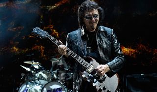 Tony Iommi performs with Black Sabbath in 2016