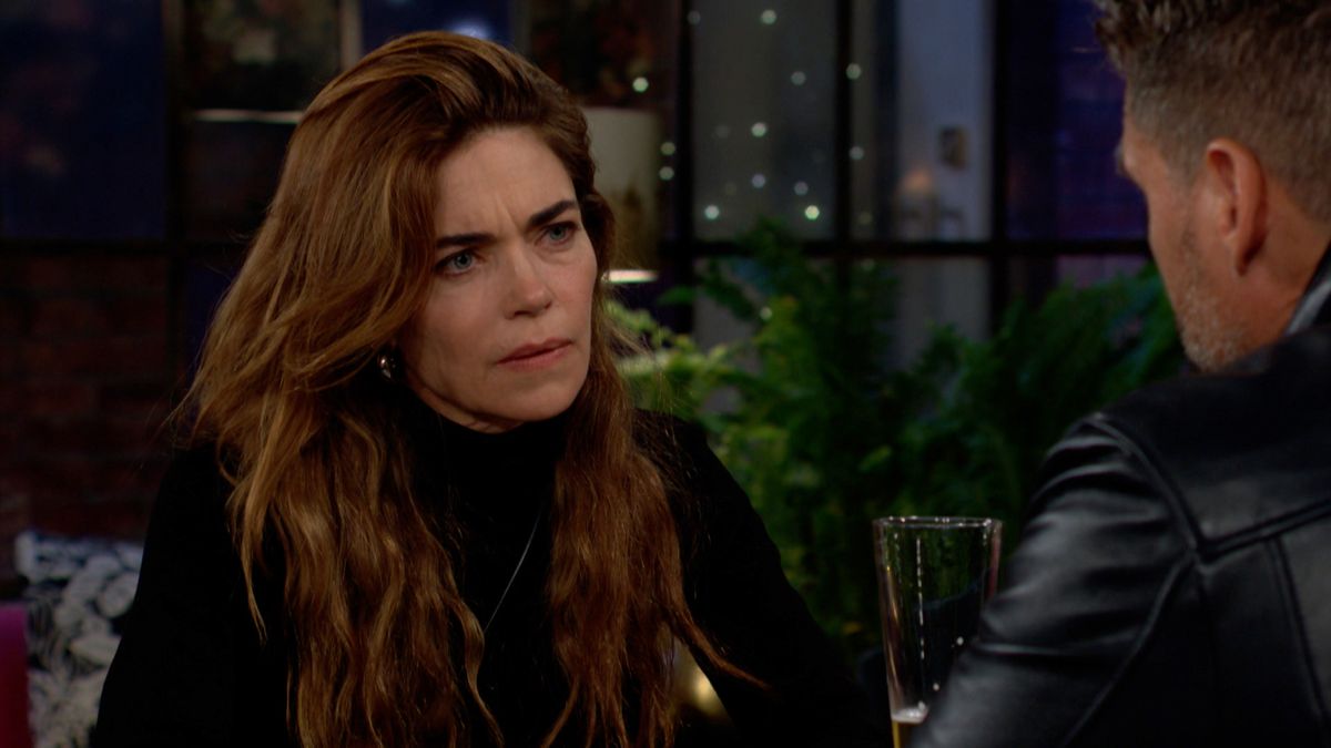 Amelia Heinle as Victoria upset in The Young and the Restless