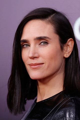 Actress Jennifer Connelly is pictured with a long, black bob as she attends the New York Premiere of "Noah" at Clearview Ziegfeld Theatre on March 26, 2014 in New York City.