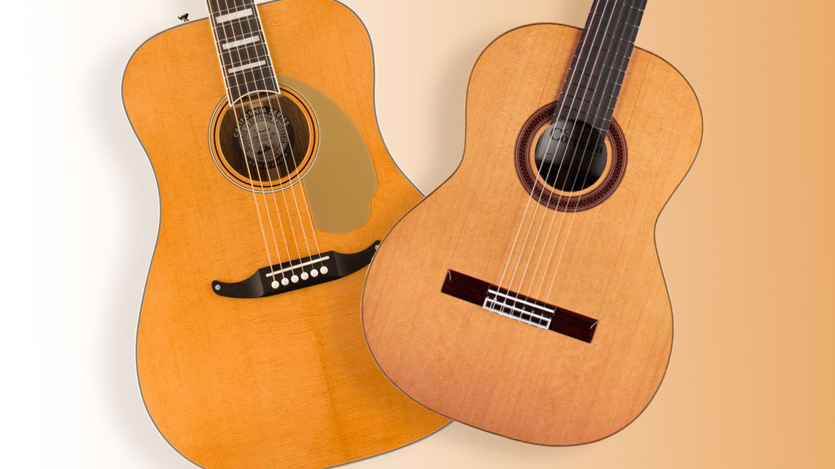 Nylon-string vs steel-string acoustic guitars: what's the difference?