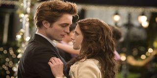 Robert Pattinson and Kristen Stewart as Edward and Bella at prom
