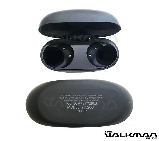 The leaked case of the upcoming Sony WF-1000XM5.