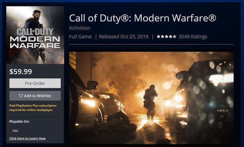 do you have to have playstation plus to play modern warfare 2