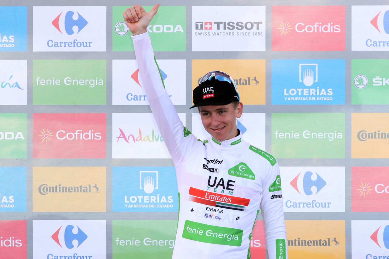 Pogacar takes the white jersey from L&oacute;pez after stage 13