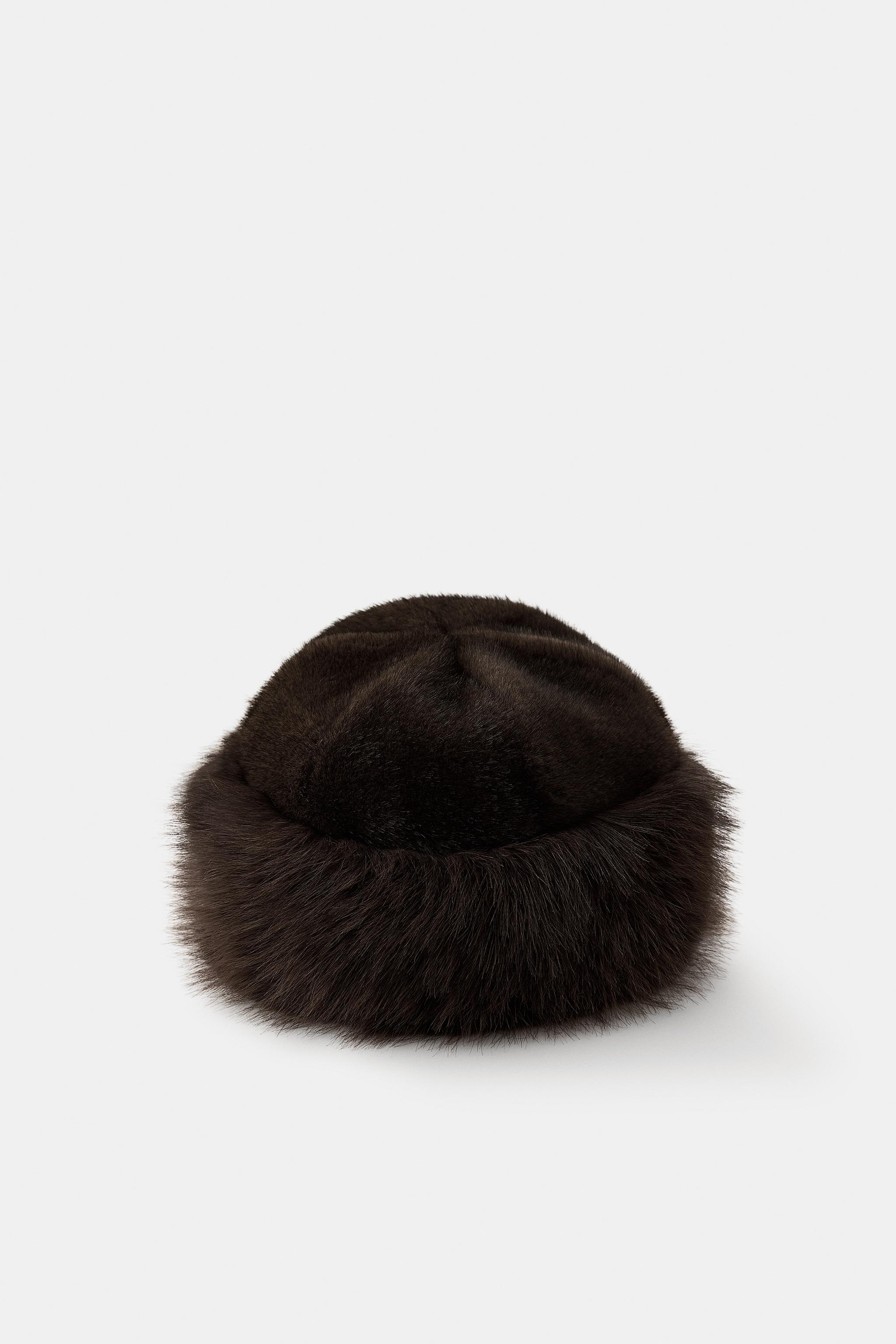 Faux Fur Cuffed Hat