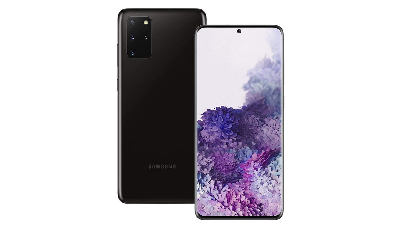 The Samsung Galaxy S20 Plus in Cosmic Black