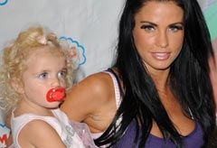 Katie Price posts images of Princess Tiaamii on Twitter, outraging Peter Andre