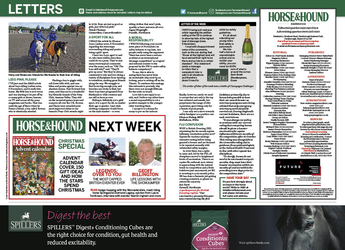 Letters and NWB 19 November