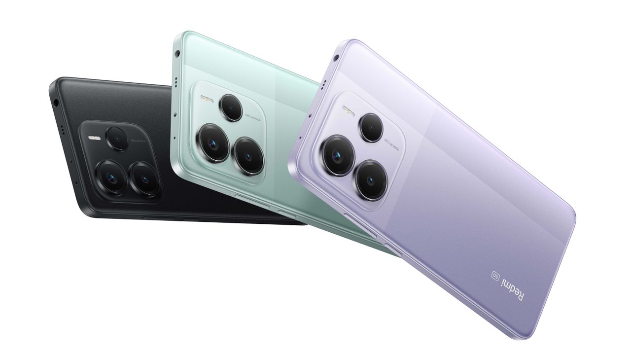Redmi Note 14 Series product images on a white background