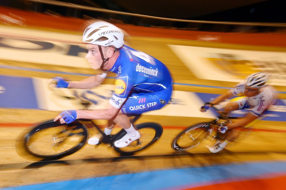 Iljo Keisse fought with Baloise pair Kenny De Ketele and Robby Ghys