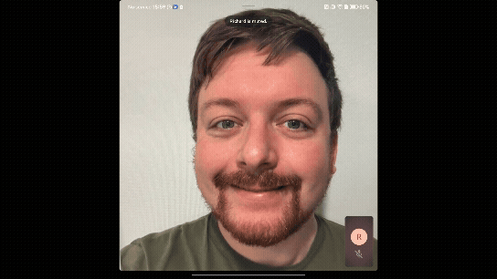 GIF of Honor Magic V5&#039;s AI Deepfake detection recognising a real-life photo of the author as genuine