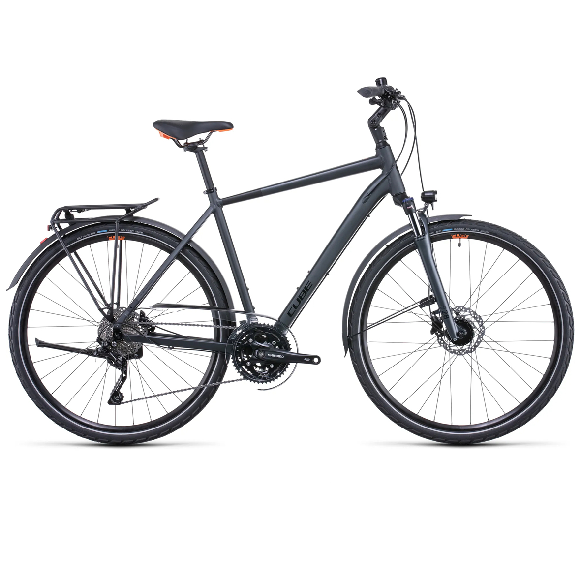 Cube Touring EXC Urban Bikee on a white background