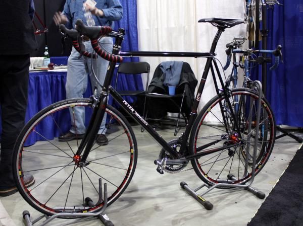 Peter Mooney's frames are generally more understated than some of the more outwardly embellished rigs at NAHBS.