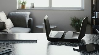 Router on the table