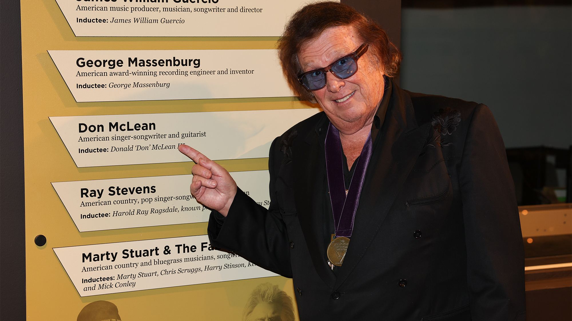 Inductee Don McLean attends the 2022 Musicians Hall of Fame &amp;amp; Museum Concert and Induction Ceremony at Musicians Hall of Fame and Museum on November 22, 2022 in Nashville, Tennessee.