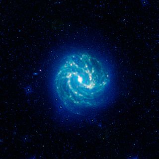 At about 55,500 light-years across, the Southern Pinwheel Galaxy (called M83) is a bit more than half the size of our Milky Way