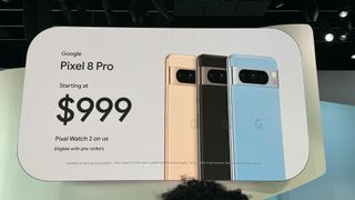 Pixel 8 pro price at made by google event