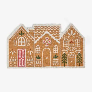 Next Natural Christmas Gingerbread House Doormat