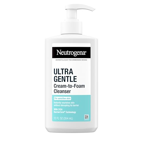 Neutrogena Ultra Gentle Cream to Foaming Face Wash, 12 Fl Oz