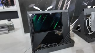 Tryx Turris air cooler with a 5-inch screen on show at Computex 2025