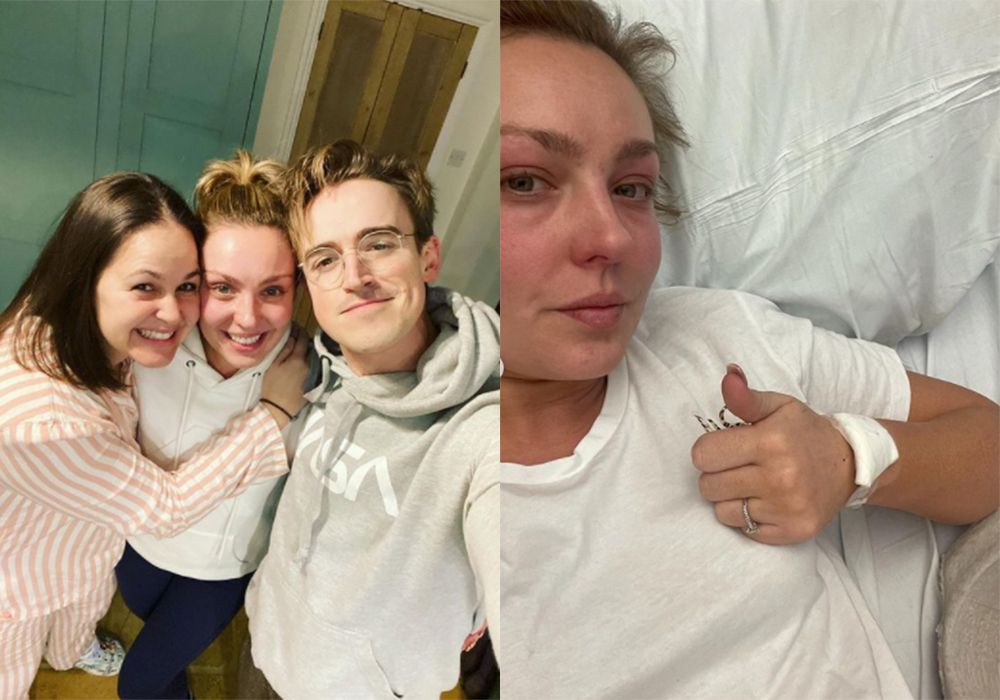 Strictly: Amy Dowden moves in with Tom Fletcher&#039;s family after hospital trip