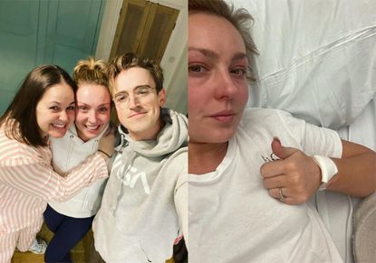 Strictly: Amy Dowden moves in with Tom Fletcher's family after hospital trip
