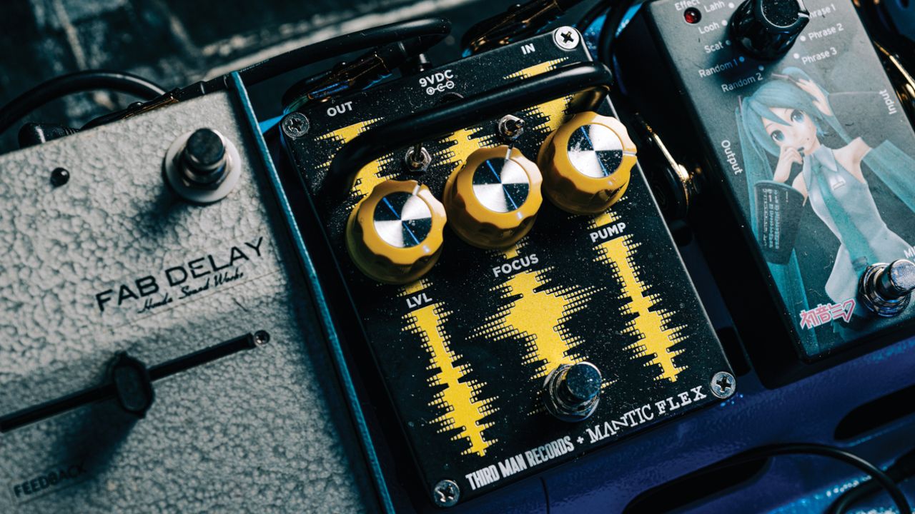 Third Man Hardware x Mantic Flex Pedal pictured on Jack White's pedaboard