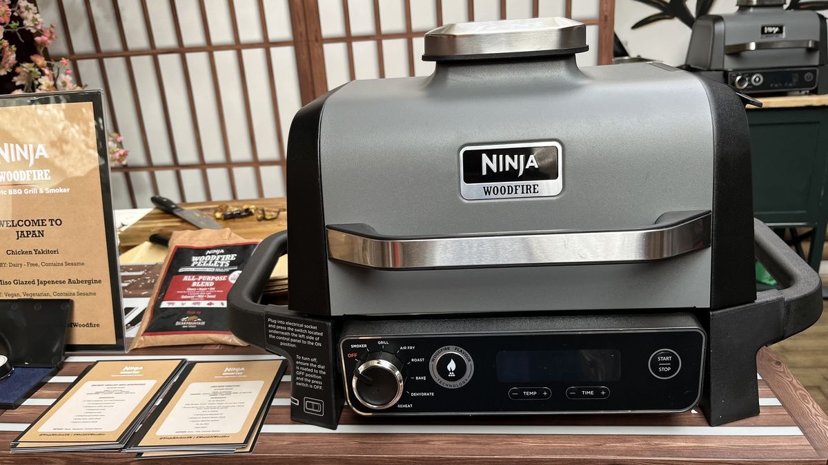 The Ninja Woodfire Outdoor Grill Can Also Smoke and Air Fry